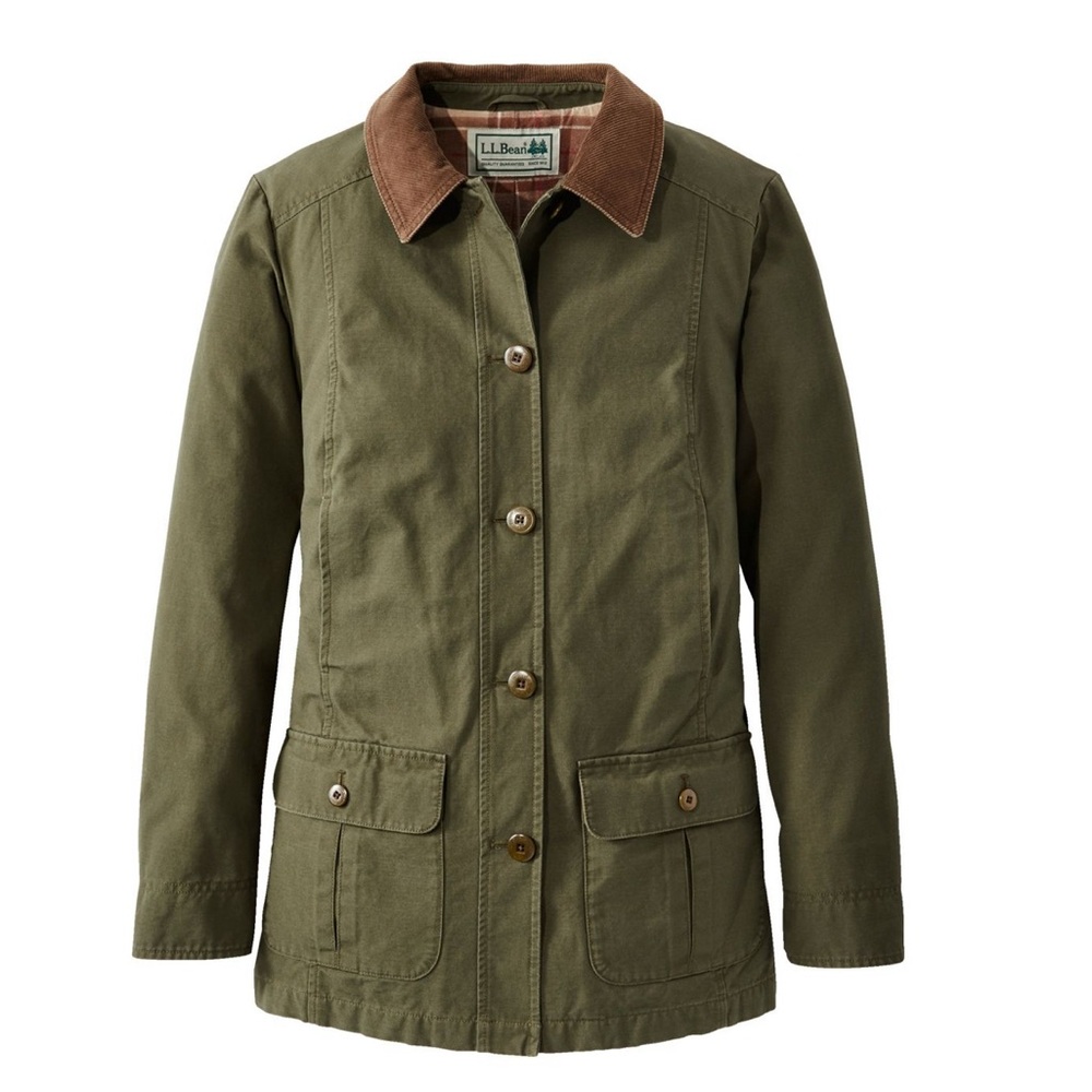 L.L. Bean Women's Adirondack Barn Coat, Flannel-Lined, XL
